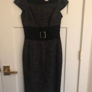 Karen Millen Gray Luxury Sheath Dress